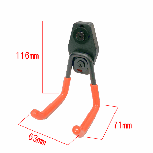 立柱用包膠雙掛勾